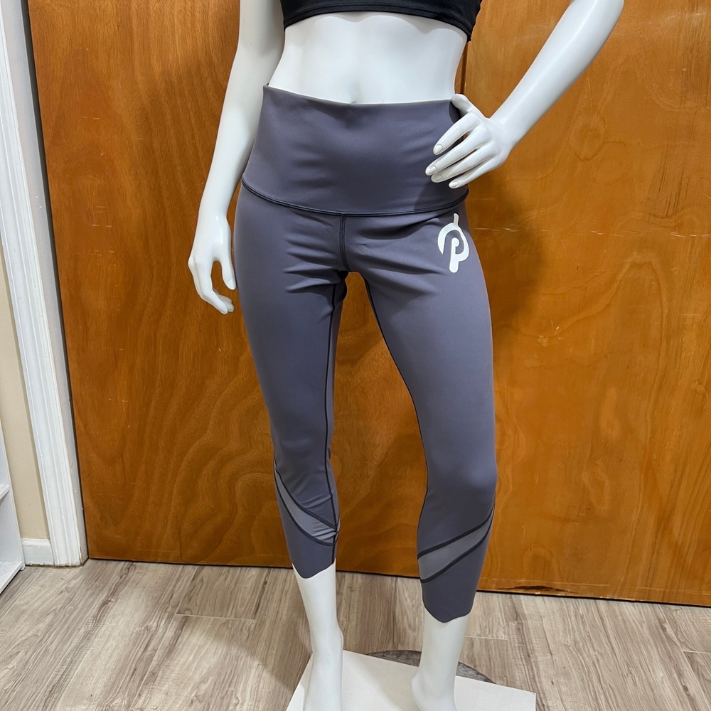 Lululemon x Peloton Cropped Leggings Purple 10 High Rise Athletic Workout Pants